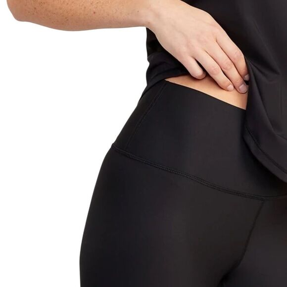 Old Navy High-Waisted PowerSoft Crop Leggings Black Size Medium - Picture 10 of 16